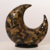 TL. Maan 30 cm Zwart/Goud