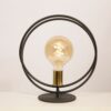 TL. Ring Zwart/Goud 34x36